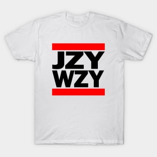 jzy wzy black T-Shirt